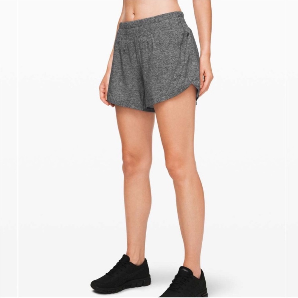 Lululemon Track That Short 5" Heather Lux Multi Black - Picture 3 of 8